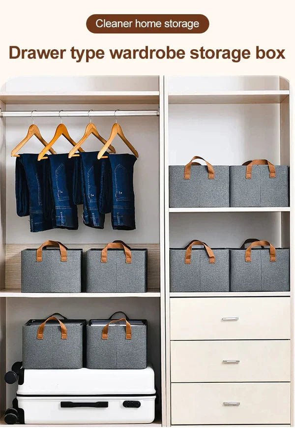 Multi-functional Folding Wardrobe Clothes Organizer (Set of 3) - TrendMax